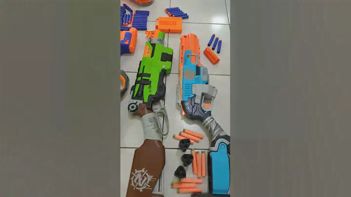 Amazing #NERF Arsenal layout,  with ammo Capacity for each blaster # Shorts