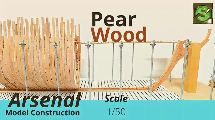 Model Ship Building - Arsenal Construction - Adjust frames to keel - Frigate D Fernando II