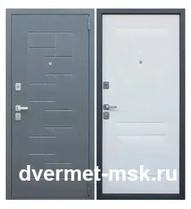 Входная Дверь АСД Арсенал Муар серый Ясень белый снег