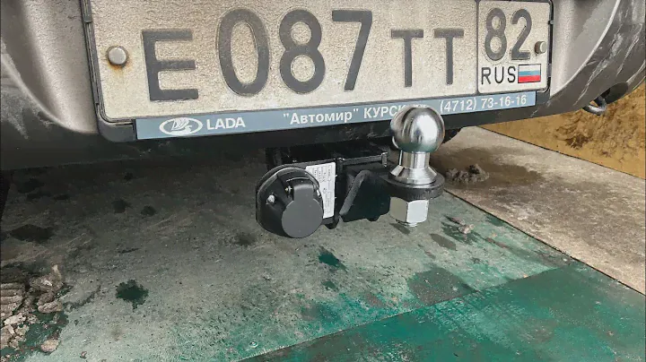 Установка фаркопа на LADA Granta + электрика