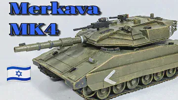 Танк МЕРКАВА на вашем столе: МАСТЕР класс по Картонной модели