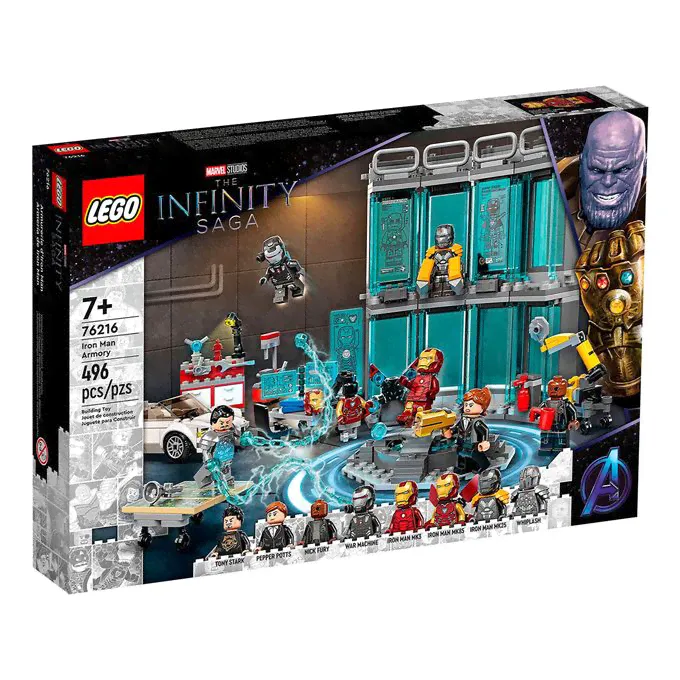 Конструктор Lego Super Heroes Арсенал Железного человека 496 детали-0